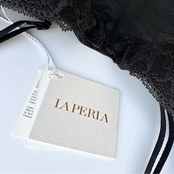 LA PERLA Ballade Sheer Underwire Lace-Trim Bodysuit NWT - Picture 15 of 16